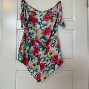 Off The Shoulder Floral romper